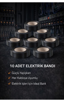 10 Adet Elektrik Bandı 1