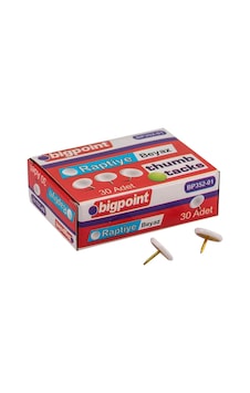 Bigpoint Renkli Raptiye Beyaz X 10 Adet Bigpoint Renkli Raptiye Beyaz X 10 Adet