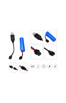 Lexroo 3.7 Volt 500 Mah Şarj Edilebilir Şarjlı Pil Ve Şarj Kablos Lexroo 3.7 Volt 500 Mah Şarj Edilebilir Şarjlı Pil Ve Şarj Kablos