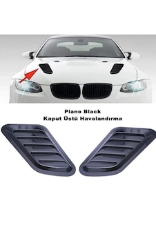Point Araç Kaput Üstü Havalandırma Izgarası Piano Black Sağ-sol 2 Point Araç Kaput Üstü Havalandırma Izgarası Piano Black Sağ-sol 2