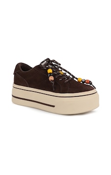 Guja Kadın Sneaker 366-2 Camel Hakiki Dokulu Süet Renkli Boncuk Bağcık Detaylı Yüksek Kalın Platform Taban Rahat Günlük Spor Ayakkabı Kahve Guja Kadın Sneaker 366-2 Camel Hakiki Dokulu Süet Renkli Boncuk Bağcık Detaylı Yüksek Kalın Platform Taban Rahat Günlük Spor Ayakkabı Kahve
