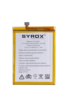 Syrox General Mobile Discovery Air Batarya 2050 Mah B203 Syrox General Mobile Discovery Air Batarya 2050 Mah B203