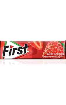 First Stick Çilek Aromalı Sakız X 24 Adet First Stick Çilek Aromalı Sakız X 24 Adet
