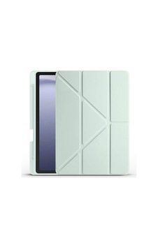 Aksesuarcim A9 Sm-x110 X115 İle Uyumlu Kılıf Silikon Yumuşak Kalem Bölmeli Esnek 4 Farklı Stand Olabilen Tablet Kılıfı Yeşil Sku: Zeusb0fhj82bzx Arka Kapak