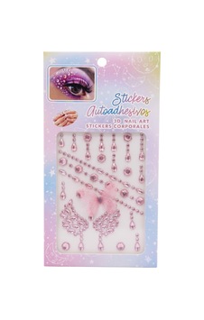 Pembe Kelebek Figürlü Kız Çocuk Yüz Taşı Pembe Pembe Kelebek Figürlü Kız Çocuk Yüz Taşı Pembe