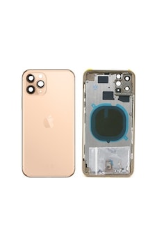 Apple Uyumlu iPhone 11 Pro Max İçin Apple Boş Kasa Gold Çok Renkli