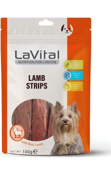 Lavital Kuzu Etli Şerit Köpek Ödülü 100 Gr Lavital Kuzu Etli Şerit Köpek Ödülü 100 Gr