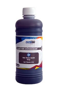 Hp T610 - T790 - T2300 Uyumlu Plotter Mürekkebi 500 gr. Gray Hp T610 - T790 - T2300 Uyumlu Plotter Mürekkebi 500 gr. Gray