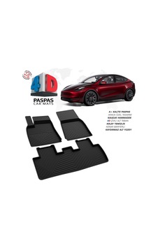 Tesla Model Y 4d Araca Özel Havuzlu Kauçuk Paspas 2020 Üzeri