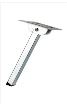 Gümüşler Metal Sofra Ayağı 30 Cm. 4 Adet Metalik Gri