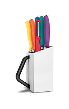 Victorinox 6.7126.6c1 Swiss Classic 7li Soyma Bıçağı Blok Set, Renkli Renkli Victorinox 6.7126.6c1 Swiss Classic 7li Soyma Bıçağı Blok Set, Renkli Renkli