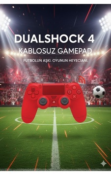 Dualshock 4 Kablosuz Gamepad Ps4 & Pc Uyumlu Gerçek Oyun Deneyimi Kırmızı - 784069522 Dualshock 4 Kablosuz Gamepad Ps4 & Pc Uyumlu Gerçek Oyun Deneyimi Kırmızı - 784069522