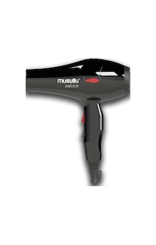 Musullu Saloon Saç Kurutma Makinesi Siyah