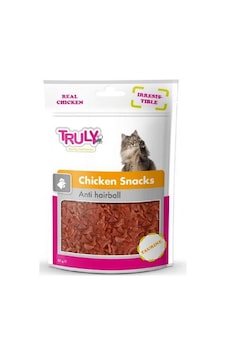 Truly Cat Chicken Snacks Hairball 50 Gr Truly Cat Chicken Snacks Hairball 50 Gr
