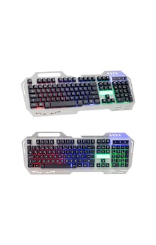 Hello HL-18743 Kablolu Işıklı Metal Kasa Mekanik Hisli Oyuncu Q Klavye Hello HL-18743 Kablolu Işıklı Metal Kasa Mekanik Hisli Oyuncu Q Klavye