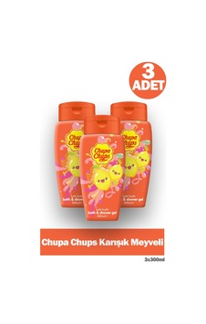 Chupa Chups Tutti Frutti Duş Jeli 300 Ml 3 Adet Şeker Chupa Chups Tutti Frutti Duş Jeli 300 Ml 3 Adet Şeker