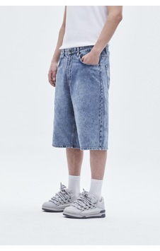 Vamos Oversize Bermuda Denim Şort 40-641 Mavi Vamos Oversize Bermuda Denim Şort 40-641 Mavi