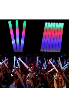 Led Işıklı Rengarenk Sünger Parti Çubuk Işıklı Kauçuk Sopa 46 Cm Açık Bej Led Işıklı Rengarenk Sünger Parti Çubuk Işıklı Kauçuk Sopa 46 Cm Açık Bej