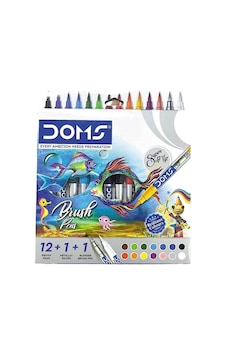 Brush Pen Fırça Uçlu Keçeli Kalem 14'lü Super Soft Tip 8137