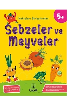 Noktaları Birleştirelim - Sebzeler ve Meyveler- Floki Çocuk Noktaları Birleştirelim - Sebzeler ve Meyveler- Floki Çocuk