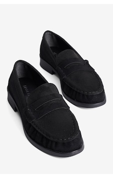 Mubiano Kadın Süet Loafer Büzgü Detaylı Bantlı Günlük Ayakkabı Wells Siyah Mubiano Kadın Süet Loafer Büzgü Detaylı Bantlı Günlük Ayakkabı Wells Siyah