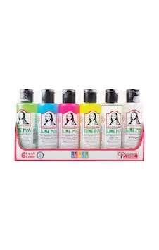Supertrend Mona Lisa Slime Jeli 70 Ml. 6'lı Set Çok Renkli