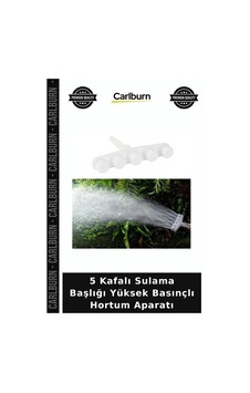 Özel Üretim Sprey Başlık 5 Kafalı Sulama Başlığı Yüksek Basınçlı Hortum Aparatı