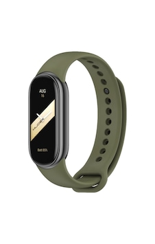 Xiaomi Mi Band 8 9 10 Uyumlu Akıllı Bileklik Silikon Kordon Kayış Haki