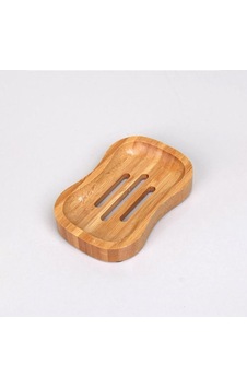 Doğal Bambu Sabunluk - Su Tahliyeli, Şık Ve Ekolojik Tasarım - Oval Oval