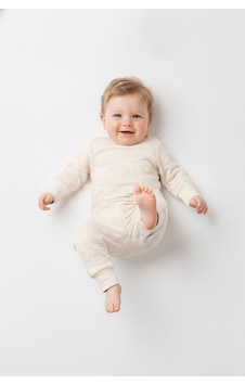 Tiffany Baby & Kids Puffy Cloudy Tasarımlı Pijama Takımı ekru Tiffany Baby & Kids Puffy Cloudy Tasarımlı Pijama Takımı ekru