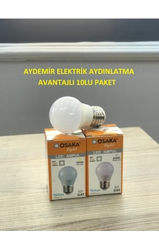 Osaka 6W E27 Led Top Ampul Avantajlı 10Lu Paket Beyaz Osaka 6W E27 Led Top Ampul Avantajlı 10Lu Paket Beyaz
