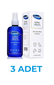 Crystalin Animal Health Göz Kulak Ağız Bakım Solüsyonu 250 Ml - 3 Adet Crystalin Animal Health Göz Kulak Ağız Bakım Solüsyonu 250 Ml - 3 Adet