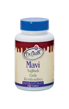 Dr. Gusto Decol Yağ Bazlı Gıda Boya Mavi 25 G Dr. Gusto Decol Yağ Bazlı Gıda Boya Mavi 25 G