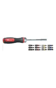 Nttools Ncbmt12 Manyetik Bits Tutucu Uzun Tornavida 12 Bitsli Nttools Ncbmt12 Manyetik Bits Tutucu Uzun Tornavida 12 Bitsli