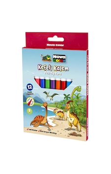Keçeli Kalem Felt-tip Pens- 12 Li