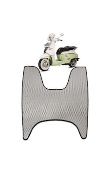 Bod Peugeot Django 125i Motor 3d Havuzlu Paspas Gri