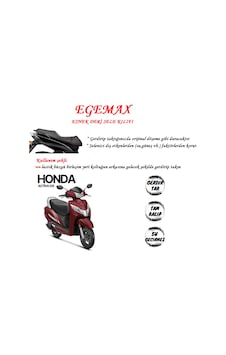 Egemax Honda Activa 125 Esnek Sele Kılıfı Deri Su Geçirmez