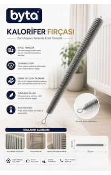 Kalorifer Peteği Temizleme Fırçası Esnek Uzun Radyatör Ve Havlupan Temizlik Fırçası 70 Cm Kalorifer Peteği Temizleme Fırçası Esnek Uzun Radyatör Ve Havlupan Temizlik Fırçası 70 Cm