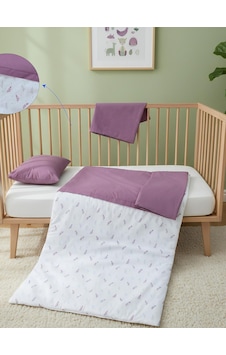 Yuar Baby Bebek Nevresim Seti - Lila Mor Yuar Baby Bebek Nevresim Seti - Lila Mor
