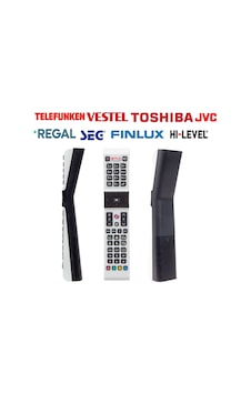 Vestel Uyumlu Sanyo Hitachi Jvc Netflix Led Tv Kumanda Rca49130