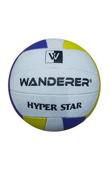 Wanderer Hyper Star El Dikişli Voleybol Topu Beyaz - Mavi - Sarı Wanderer Hyper Star El Dikişli Voleybol Topu Beyaz - Mavi - Sarı