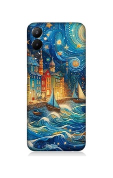 Tecno Pova 3 Uyumlu Masalsı Şehirde Geceler Desenli Silikon Kılıf Çok Renkli Tecno Pova 3 Uyumlu Masalsı Şehirde Geceler Desenli Silikon Kılıf Çok Renkli
