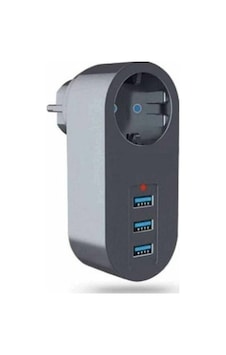 Winnboss 3400 Tekli Termal Akım Korumalı Priz 3 Usb Çıkışlı 2500w 10a Çocuk Korumalı kablosuz Winnboss 3400 Tekli Termal Akım Korumalı Priz 3 Usb Çıkışlı 2500w 10a Çocuk Korumalı kablosuz
