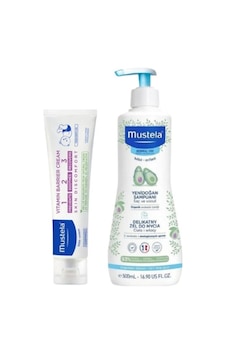 Mustela Yenidoğan Saç Ve Vücut Şampuanı 500 Ml + Mustela Vitamin Bariyer Pişik Önleyici Krem 100 Ml Mustela Yenidoğan Saç Ve Vücut Şampuanı 500 Ml + Mustela Vitamin Bariyer Pişik Önleyici Krem 100 Ml
