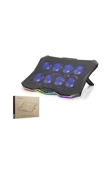 Laptop Soğutucu 8 Fan Rgb - Siyah Dcxaa3 Diğer Laptop Soğutucu 8 Fan Rgb - Siyah Dcxaa3 Diğer