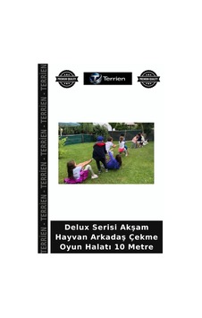 Delux Serisi Akşam Hayvan Arkadaş Çekme Oyun Halatı 10 Metre