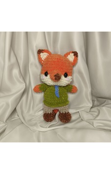 El Yapımı Nick Peluş Oyuncak / Zootopia Amigurumi Seti 0211 - Turuncu El Yapımı Nick Peluş Oyuncak / Zootopia Amigurumi Seti 0211 - Turuncu