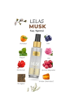 Lelas 1199 Musk Kadın Erkek Parfümlü Saç Spreyi 100 ML Lelas 1199 Musk Kadın Erkek Parfümlü Saç Spreyi 100 ML
