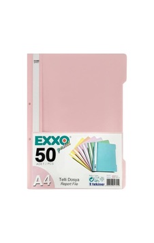 Exxo/dosy Tellı Dosya Seftalı Pastel 50 Lı Diğer Exxo/dosy Tellı Dosya Seftalı Pastel 50 Lı Diğer