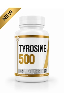 Vitality Nutrition L-tyrosine Tirozin 500 Mg 90 Tablet Vitality Nutrition L-tyrosine Tirozin 500 Mg 90 Tablet
